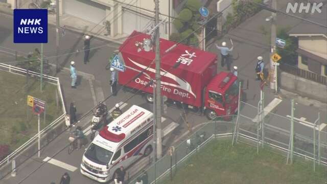 子ども7人が車にはねられる、意識あり　大阪・西成